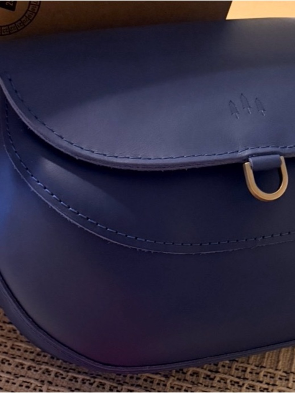 NWT Portland Leather Large Monaco Indigo (Unicorn color)